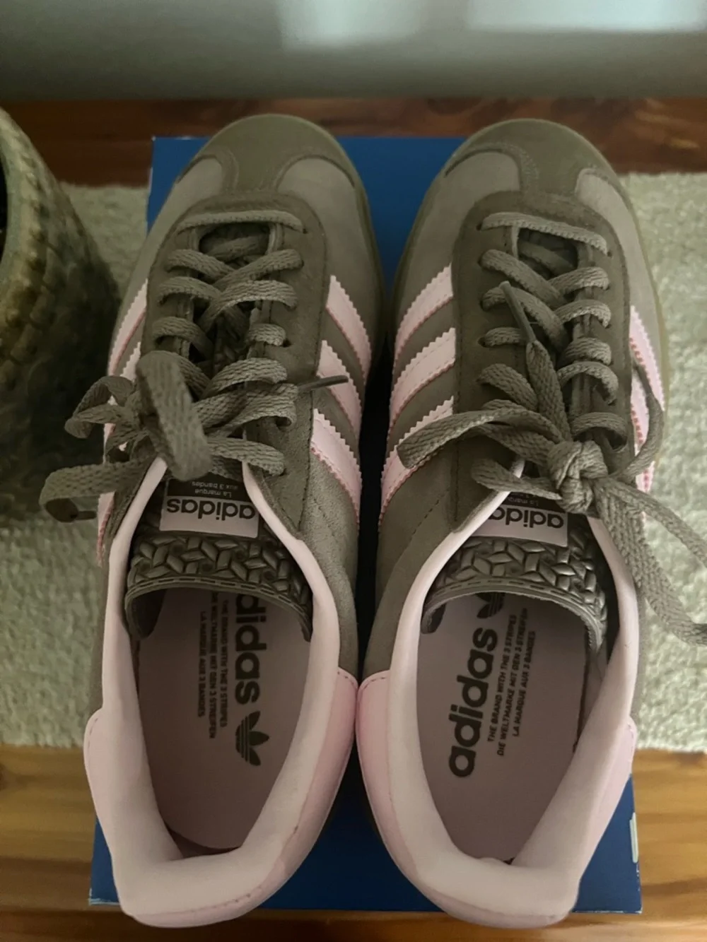 adidas Gazelle Bold Sneakers — Brown and Light Pink - Picture 4 of 5